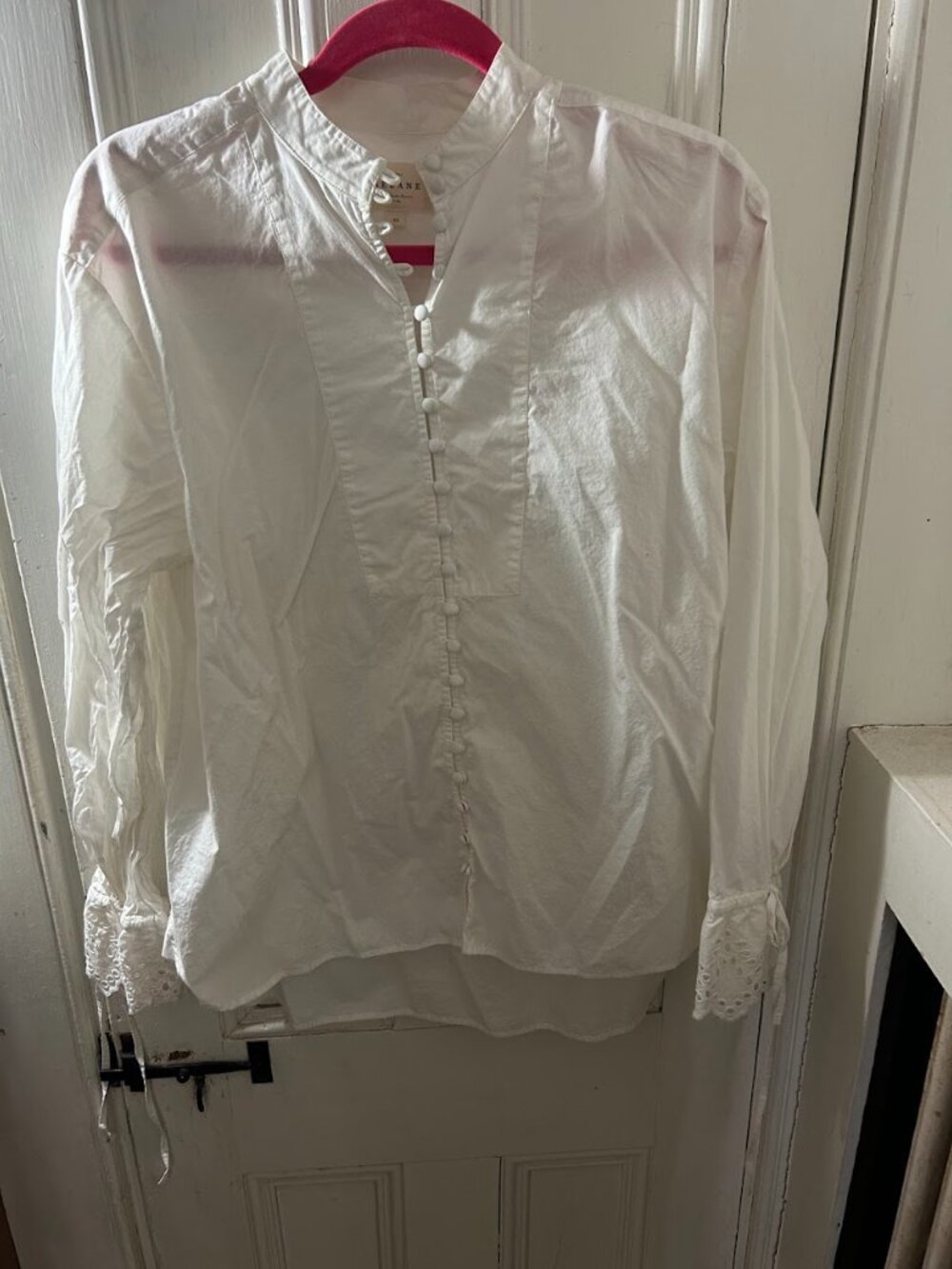 Sezane Faria Blouse in Ecru Size 10 (FR 42) - Picture 2 of 4